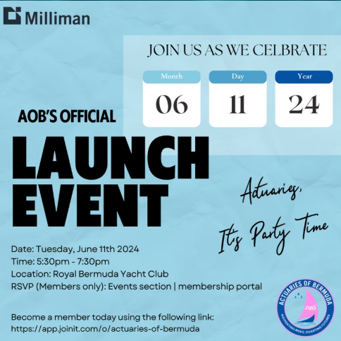 Actuaries of Bermuda event — Official Launch Event | Actuaries of Bermuda