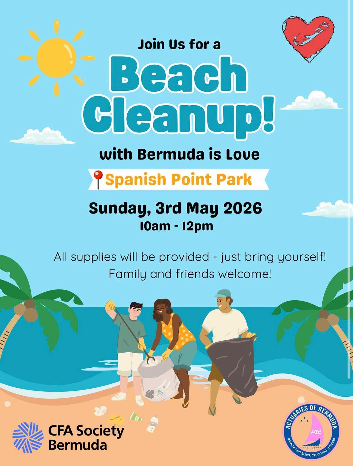Beach Clean Up — Actuaries of Bermuda Event